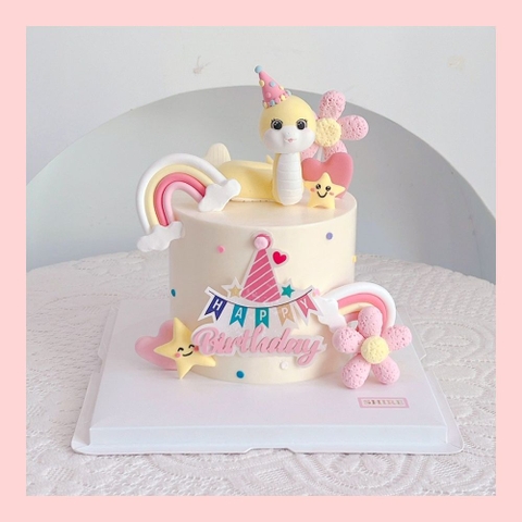 Bánh kem tuổi tỵ/con rắn - Bánh sinh nhật trẻ em