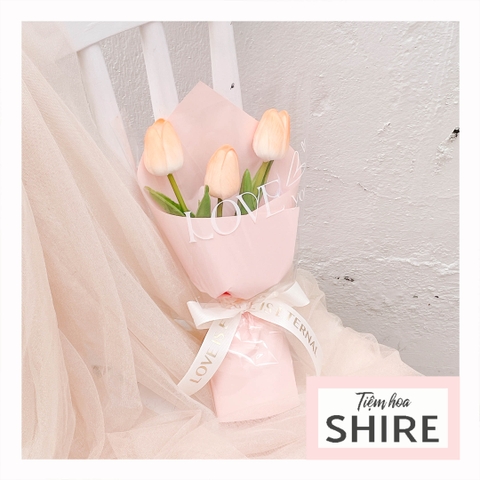 Hoa tulip PU dạng bó