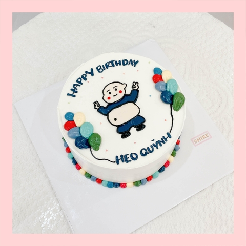 Bánh kem vẽ người nam - Bánh kem sinh nhật cho nam
