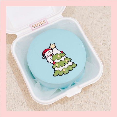 Mini Bento vẽ hình hoạt hình đáng yêu - Bánh kem sữa mini hộp bã mía