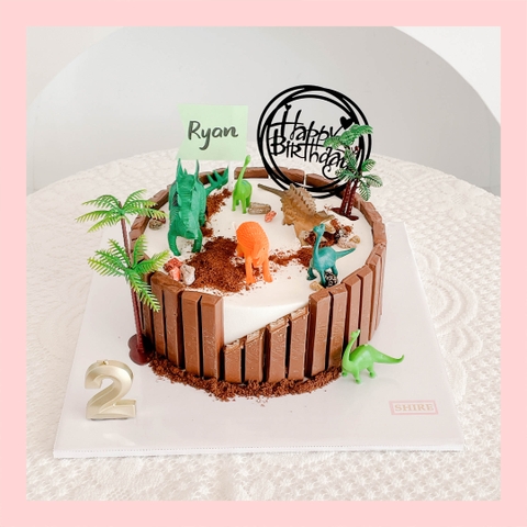 Bánh kem khủng long - Bánh sinh nhật bé trai