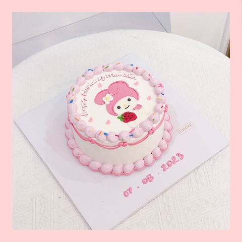 Bánh vẽ hình Totoro/ chó Snoopy/ heo Peppa/ mèo Cinnamoroll/ thỏ hồng/ BT21 dễ thương - Bánh sinh nhật trẻ em