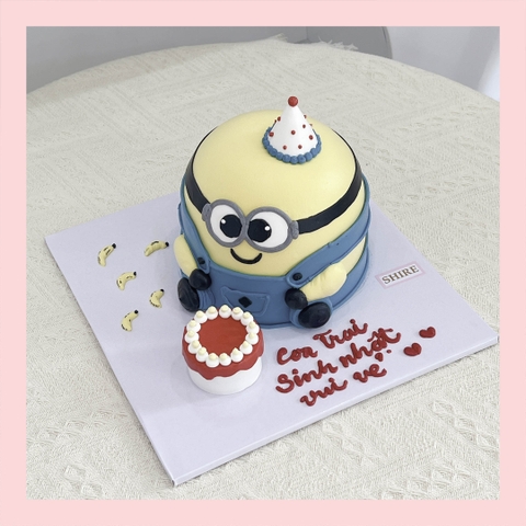 Bánh mini tạo hình thú cute  - Bánh kem bơ mini 10-12cm