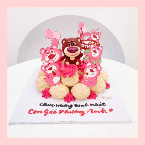 Su kem giòn sinh nhật cho bé - Choux creme trang trí phụ kiện