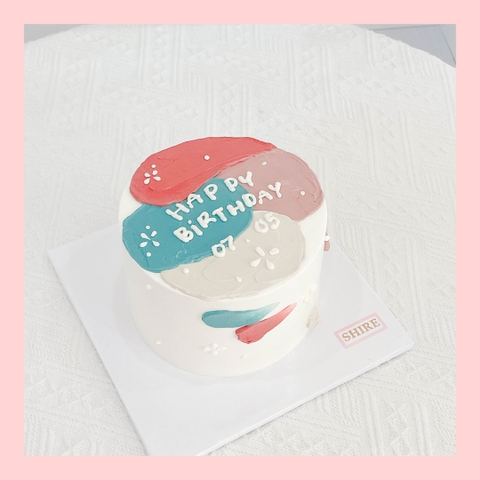 Bánh mini style Hàn Quốc -  Bánh kem bơ mini 10-12cm Korean style