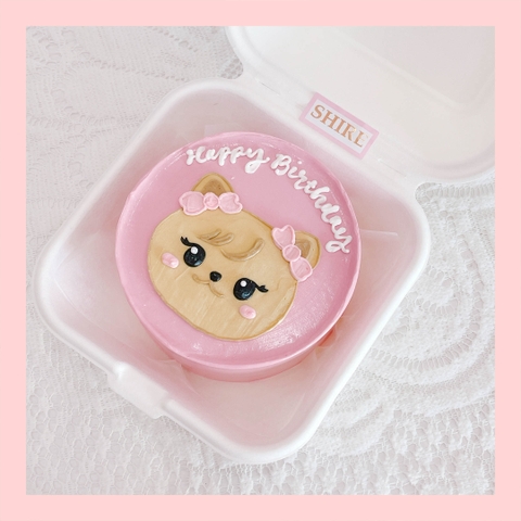 Mini Bento hình mèo dễ thương - Bánh kem bơ mini hộp bã mía