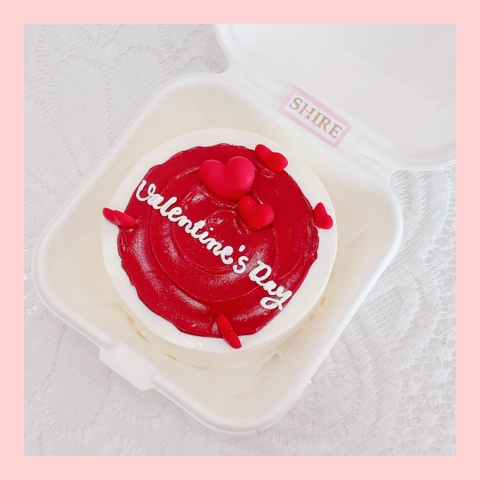 Mini Bento tình yêu - Bánh kem bơ mini hộp bã mía