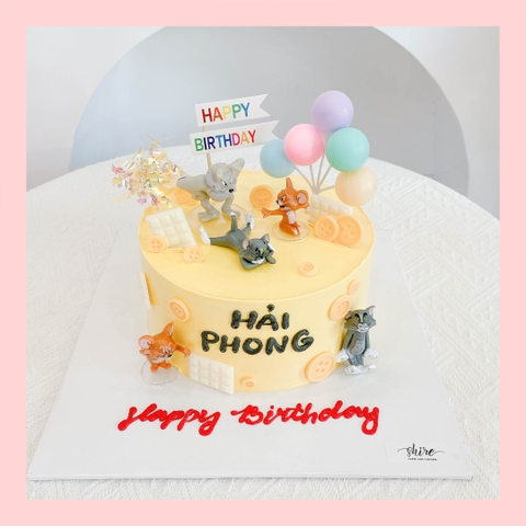 Bánh kem Minion/Tom&Jerry/Pikachu/Đội chó cứu hộ - Bánh sinh nhật trẻ em