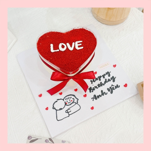 Bánh kem hình trái tim