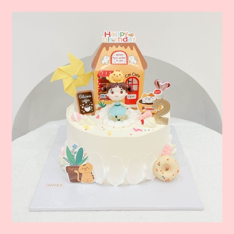 Bánh kem công chúa - Bánh sinh nhật bé gái