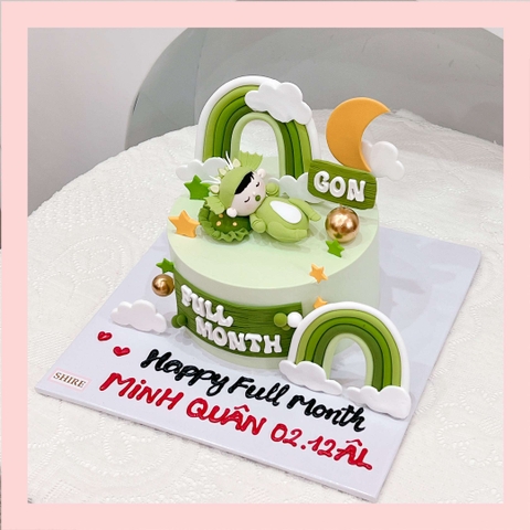 Bánh kem tạo hình em bé trai 3D xinh xắn cho bé trai - Bánh kem fondant
