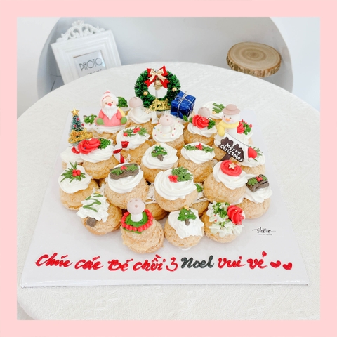 Su kem giòn sinh nhật cho bé - Choux creme trang trí phụ kiện