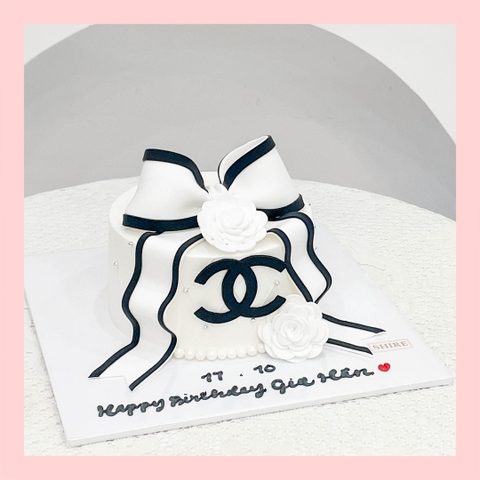 Bánh kem tạo hình nơ 3D xinh xắn cho bé gái - Bánh kem fondant