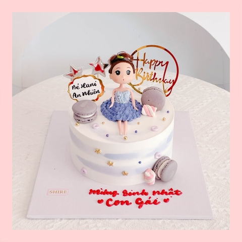 Bánh kem búp bê - Bánh sinh nhật bé gái