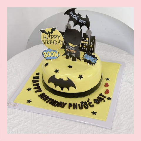 Bánh kem siêu anh hùng - Bánh sinh nhật bé trai