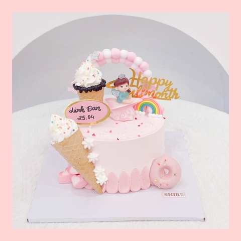 Bánh kem công chúa - Bánh sinh nhật bé gái