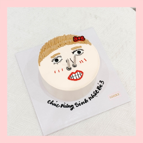 Bánh kem vẽ hình ngộ nghĩnh đáng yêu - Bánh kem sinh nhật