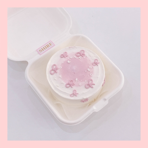 Mini Bento nhiều chủ đề - Bánh kem bơ mini hộp bã mía