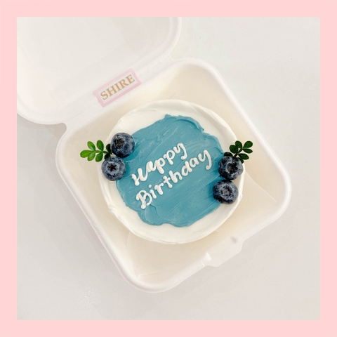 Mini Bento trái cây khác - Bánh kem bơ mini hộp bã mía