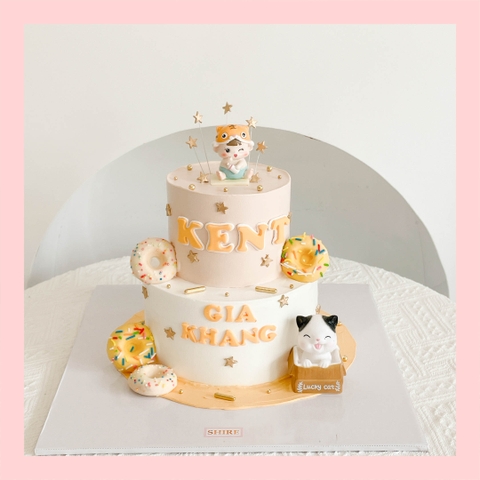 Bánh kem tuổi mẹo/con mèo - Bánh sinh nhật trẻ em