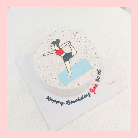 Bánh kem vẽ người nữ - Bánh kem sinh nhật cho nữ