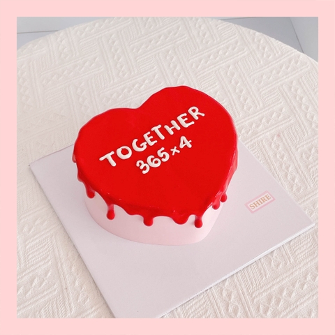 Bánh kem hình trái tim