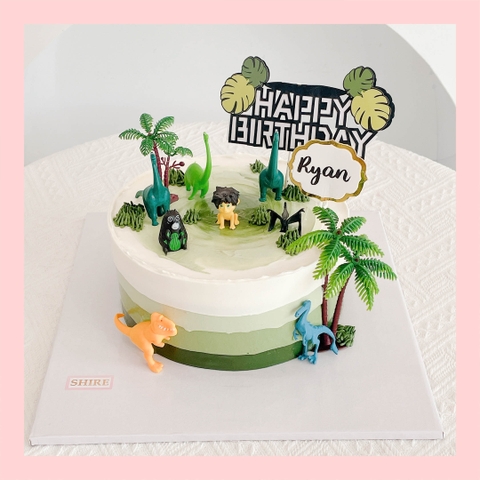 Bánh kem khủng long - Bánh sinh nhật bé trai