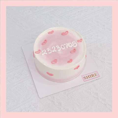 Mini Bento tình yêu - Bánh kem bơ mini hộp bã mía