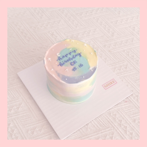 Bánh mini style Hàn Quốc -  Bánh kem bơ mini 10-12cm Korean style