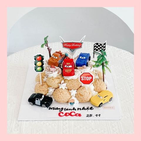 Su kem giòn sinh nhật cho bé - Choux creme trang trí phụ kiện