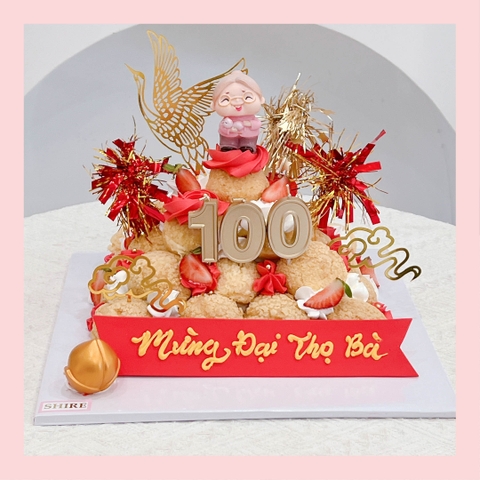 Su kem giòn sinh nhật đơn giản - Choux creme