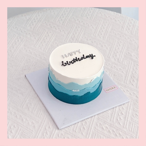 Bánh kem vẽ màu pastel style Hàn - Bánh kem sinh nhật