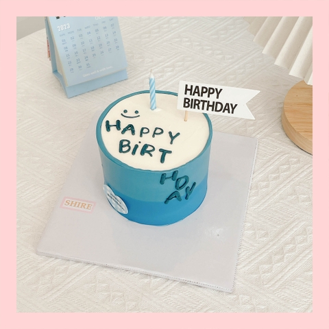 Bánh mini phụ kiện hiện đại - Bánh kem bơ mini 10-12cm