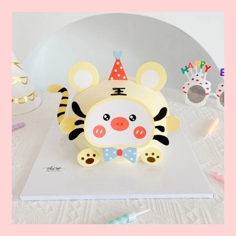Bánh tạo hình con heo 3D - Bánh sinh nhật trẻ em