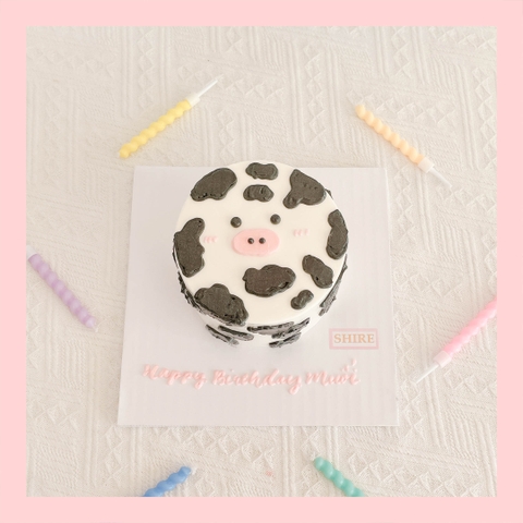 Bánh mini hình thú cute cho bé  - Bánh kem bơ mini 10-12cm