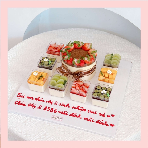 Set bánh nhiều loại