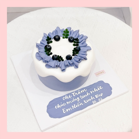 Bánh trang trí việt quất - Bánh kem sinh nhật