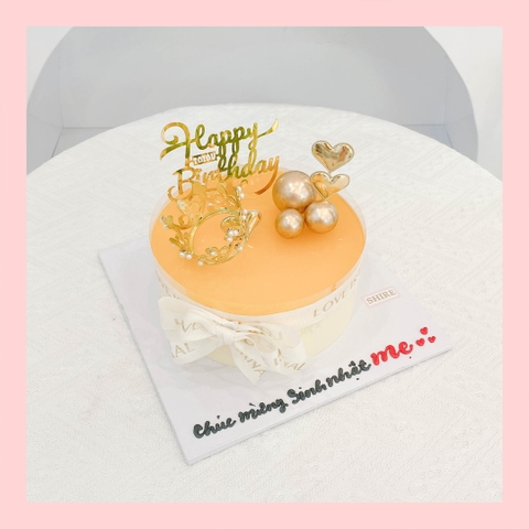 Mousse lạnh chanh dây - Bánh kem sinh nhật kiểu âu