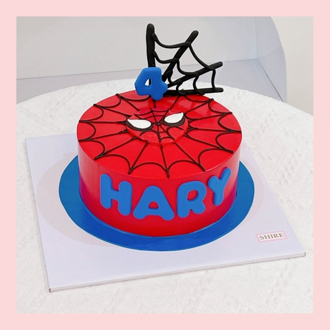 Bánh kem người nhện - Bánh sinh nhật bé trai