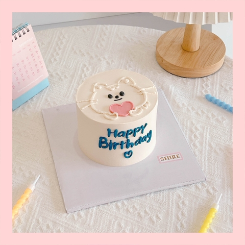 Bánh mini hình thú cute cho bé  - Bánh kem bơ mini 10-12cm
