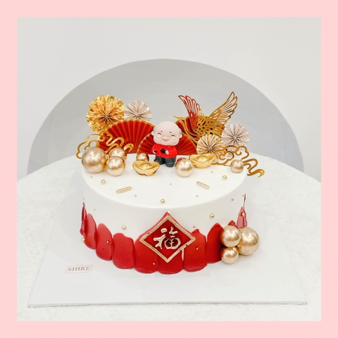 Bánh kem mừng thọ hiện đại