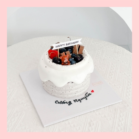 Bánh kem sữa oreo - Bánh kem sinh nhật