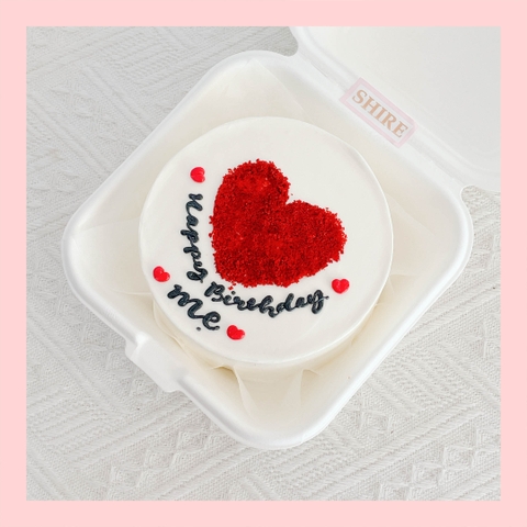 Mini Bento tình yêu - Bánh kem bơ mini hộp bã mía