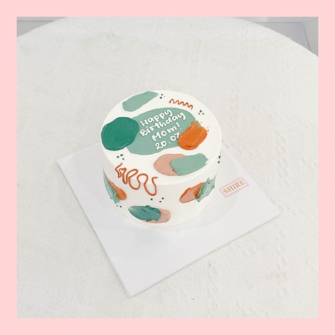 Bánh mini style Hàn Quốc -  Bánh kem bơ mini 10-12cm Korean style