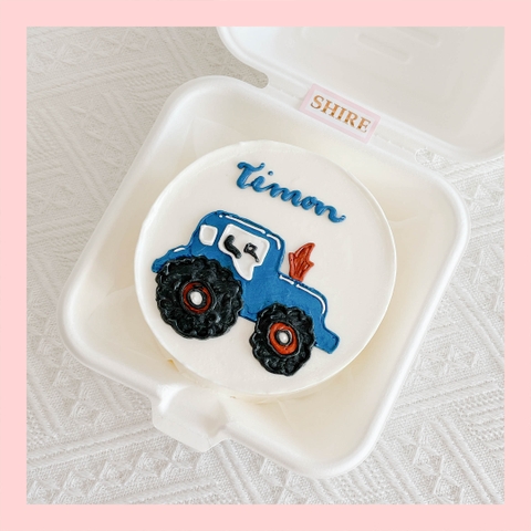 Mini Bento nhiều chủ đề - Bánh kem bơ mini hộp bã mía