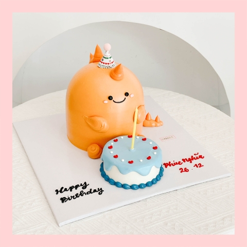 Bánh mini tạo hình thú cute  - Bánh kem bơ mini 10-12cm