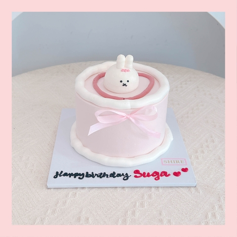 Bánh mini bơm thú 3D- Bánh kem bơ mini 10-12cm