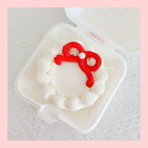 Mini Bento nhiều chủ đề - Bánh kem bơ mini hộp bã mía