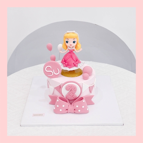 Bánh kem người đẹp ngủ trong rừng Aurora - Bánh sinh nhật công chúa Disney