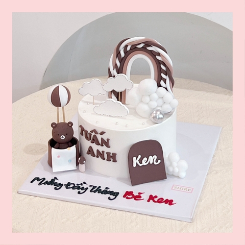 Bánh kem tạo hình con vật 3D cho các bé - Bánh kem fondant